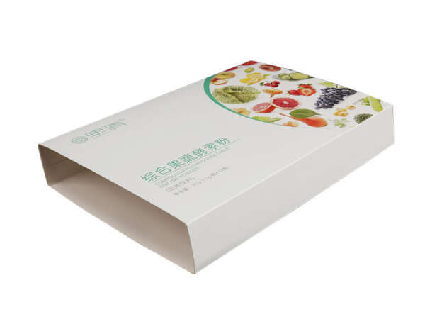 factory printed cosmetic paper sleeve box packaging - open display view