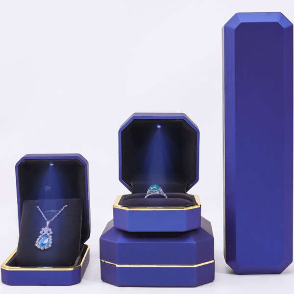 custom painted jewelry packaging box for bracelet earrings necklace ring - gift packaging