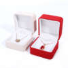 PU leather necklace and ring jewelry packaging box view 3