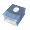 strong SOS bread kraft paper bag with die cut handle - front view