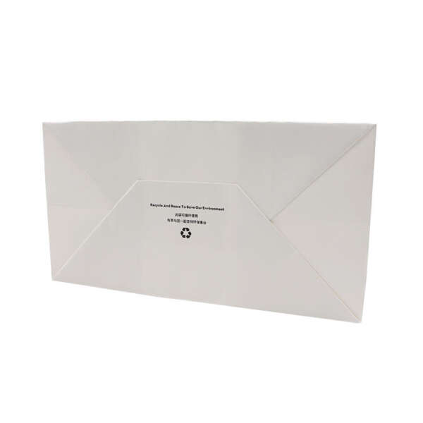 craft candy gift paper bag with handle and logo view 6