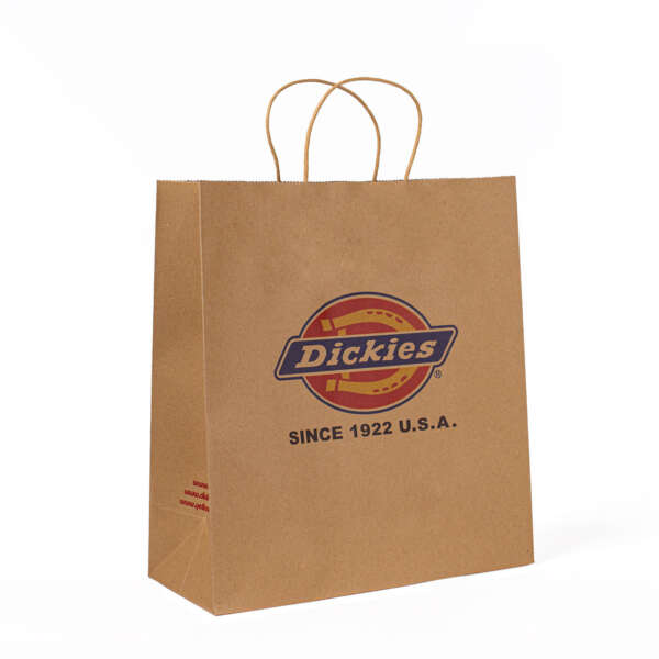 Custom brown kraft beauty clothes gift bag for beauty products, clothes, small gifts and retail packaging