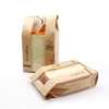flat bottom biodegradable paper food bag for coffee cookies bread view 2