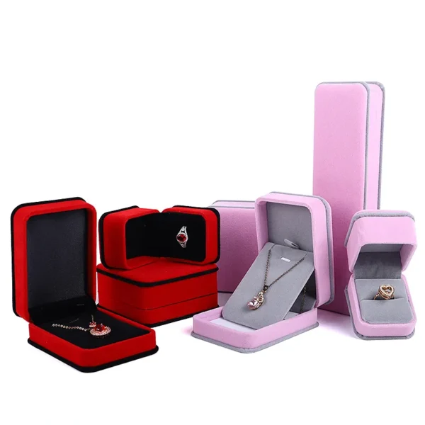 Double layer ring box for necklace bracelet storage