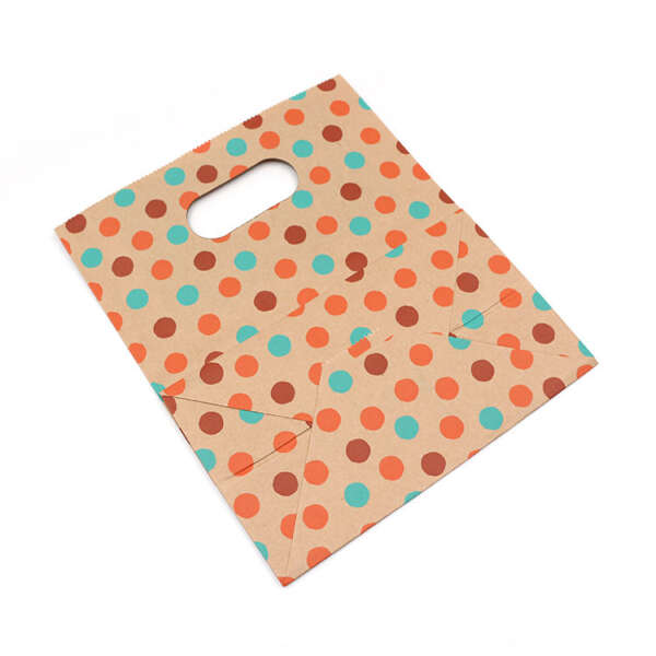 full color art paper shopping bag for retail gift packaging - custom logo option