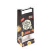 Custom SOS kraft french fries bag for fast restaurant fries, bakery and snack takeaway packaging