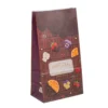 biodegradable printed kraft food bag for cookies bread popcorn view 5