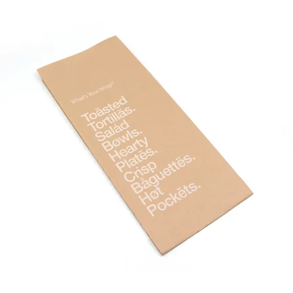brown greaseproof glassine sandwich hamburger paper bag view 5