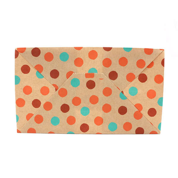 flat cake kraft paper bag for birthday cake bakery packaging - bulk packaging use