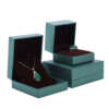 paper jewelry packaging box for pendant bracelet necklace ring - front view