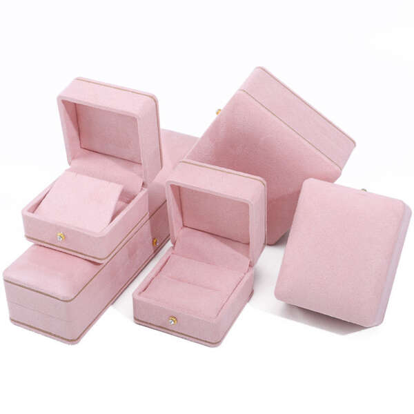 luxury custom logo jewelry packaging box for bracelet necklace ring - product presentation