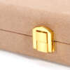 rounded corner microfiber leather jewelry box for pearl necklace ring view 6