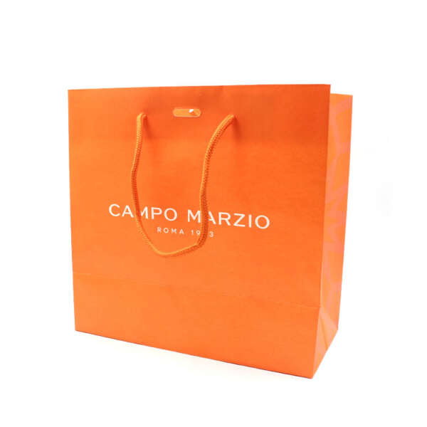 custom logo kraft shopping gift paper bag for jewelry packaging image 4