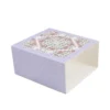 rectangle custom printed cardboard sleeve box packaging - front view