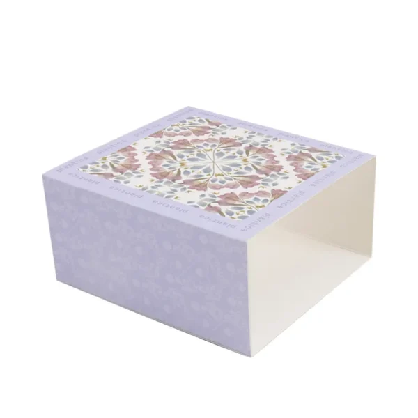 rectangle custom printed cardboard sleeve box packaging - front view