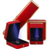 luxury LED jewelry organizer box with light for bracelet necklace earrings ring - gift packaging