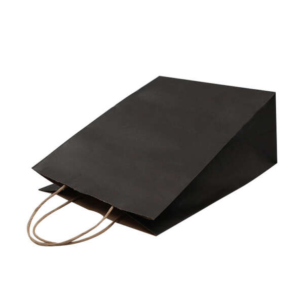 personalized small black craft paper wedding gift packaging shipping bag image 2