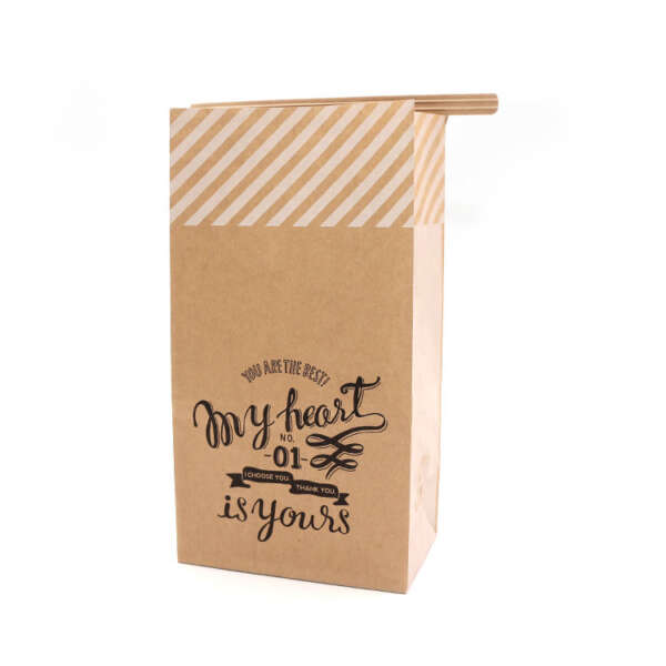 Custom microwavable popcorn kraft snack bag for microwavable popcorn, snacks, food cartons and flexo printed food packaging