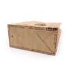 kraft resealable tea coffee stand up pouch production sample with export carton support