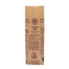 Wholesale kraft resealable tea coffee stand up pouch for custom paper packaging orders