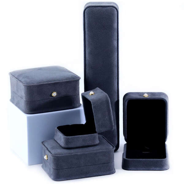 Wholesale custom jewelry box with logo finishing option