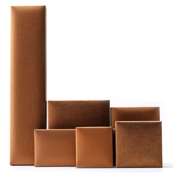 Bulk luxury jewelry paper boxes packed for export