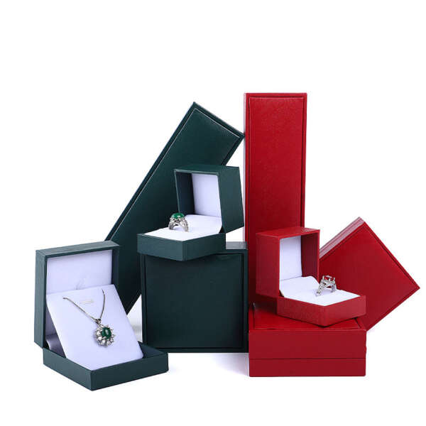 Color paper jewelry packaging box with logo