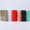 black PU leather jewelry box with thick sponge insert for necklace ring - retail presentation
