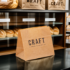 biodegradable greaseproof kraft SOS tin tie takeaway bag view 6