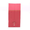 recycled die cut shopping paper bag with custom printed design - print detail view