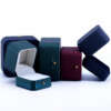 luxury PU leather jewelry set box for necklace bracelet stud earrings ring view 5