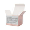custom design cosmetic cardboard box with logo printing - open display view