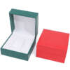 PU leather flip travel watch gift box for quartz watch packaging - custom logo option
