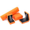 orange LED ring jewelry box with white light for earrings necklace bracelet - detail view