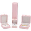 crown leather jewelry box for bracelet pendant necklace ring - detail view