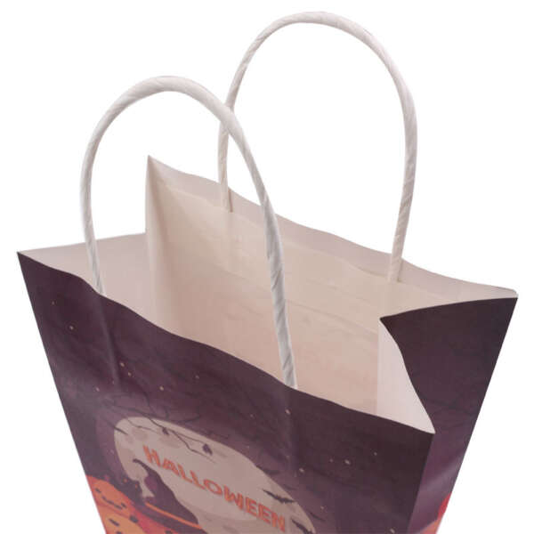 personalized printed fashion gift carry kraft paper bag image 4
