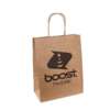 recycled kraft supermarket food packing bag with custom print view 1