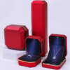 custom painted LED jewelry box for bracelet earrings necklace ring - gift packaging