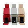 luxury touch cardboard flip cover jewelry box for bracelet ring - detail view