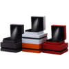 black rimmed LED ring jewelry organizer box with logo view 2