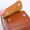 portable leather watch organizer gift box for travel watch packaging - product presentation