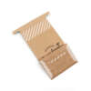 microwavable popcorn kraft snack bag showing microwavable snack format, flexo printing and carton packing options