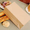 white kraft LDPE lined paper bag for custom pet food packaging - custom logo option
