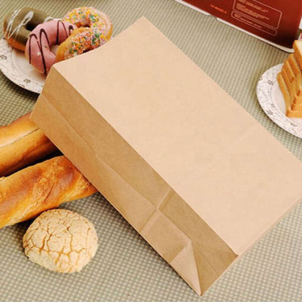 white kraft LDPE lined paper bag for custom pet food packaging - custom logo option