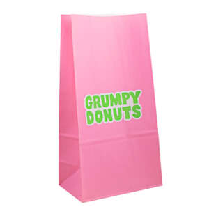 biodegradable kraft paper biodegradable kraft coffee bread SOS bag with logo printing detail