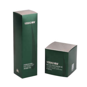 OEM printed skin care cosmetic product paper box - front view