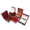 wooden waterproof travel watch gift case with custom logo - retail display