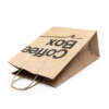small reusable coffee paper bag with custom logo printing view 2