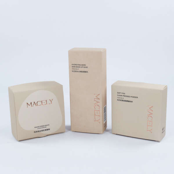 eco friendly custom logo cosmetic beauty paper box - print detail view