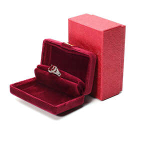 Custom logo metal jewelry box for earrings and bracelet